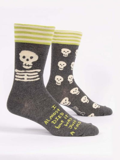 I Almost Died But It Was Just A Cold Men's Socks | Unique Gifts That Make a Statement